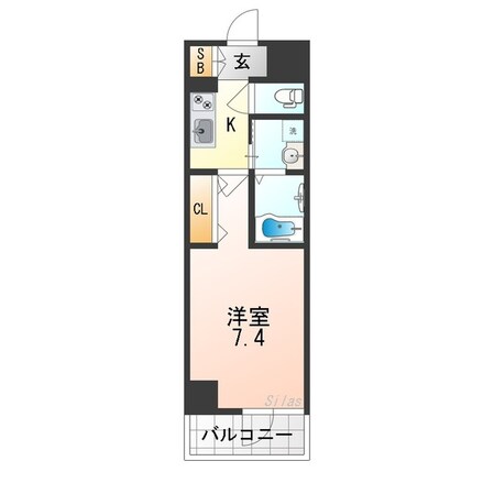 南田辺駅 徒歩6分 9階の物件間取画像